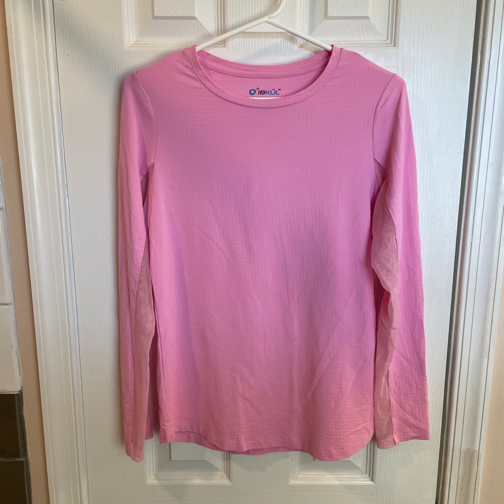 IBKUL long sleeve crew neck with mesh -8300